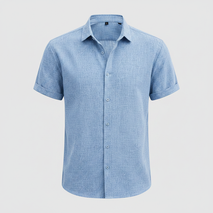 Men's Casual Summer Shirt | Lightweight Short Sleeve Blouse