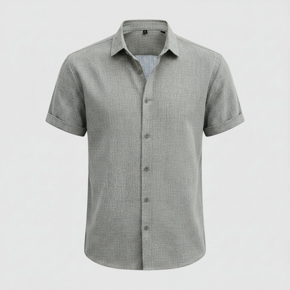 Men's Casual Summer Shirt | Lightweight Short Sleeve Blouse