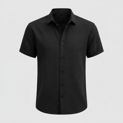 Men's Casual Summer Shirt | Lightweight Short Sleeve Blouse