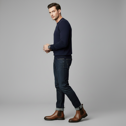 Men's Chelsea Boots | Waterproof Slip-On Ankle Footwear