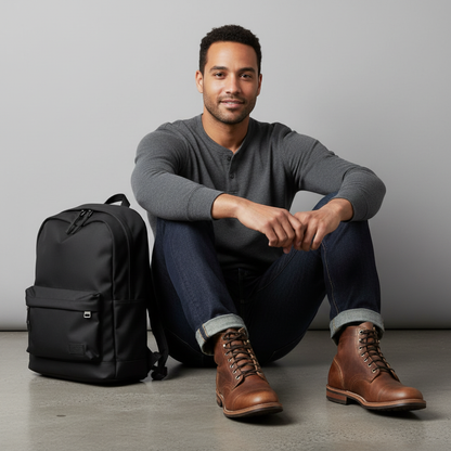 Men's Classic Ankle Work Boots | Durable Lace-Up Work Boots