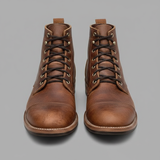 Men's Classic Ankle Work Boots | Durable Lace-Up Work Boots