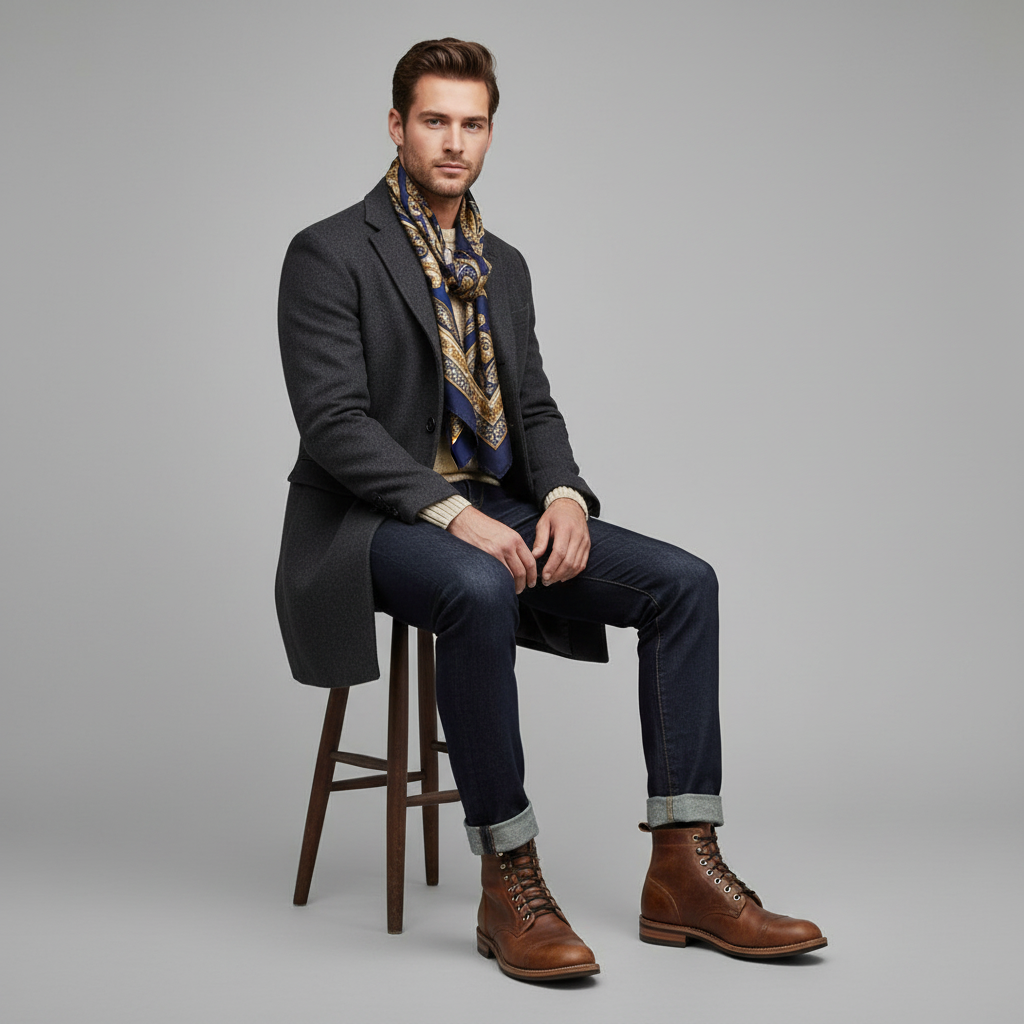 Men's Classic Ankle Work Boots | Durable Lace-Up Work Boots