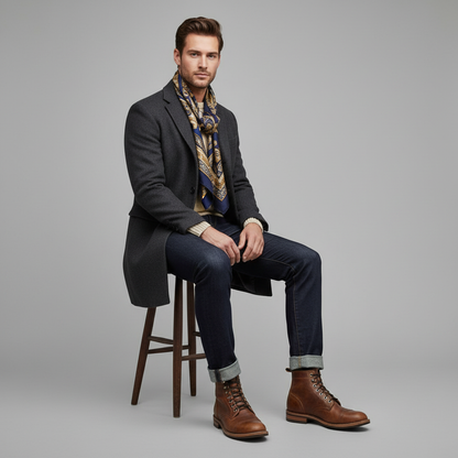 Men's Classic Ankle Work Boots | Durable Lace-Up Work Boots