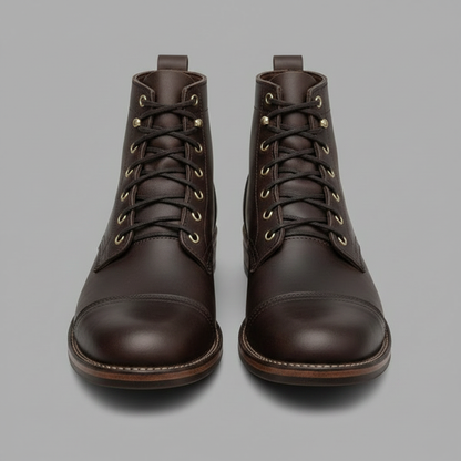 Men's Classic Ankle Work Boots | Durable Lace-Up Work Boots