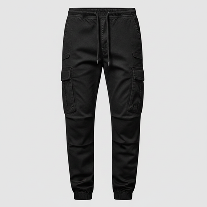 Men's Tactical Cargo Pants | Black Cargo Trousers for Outdoor Wear