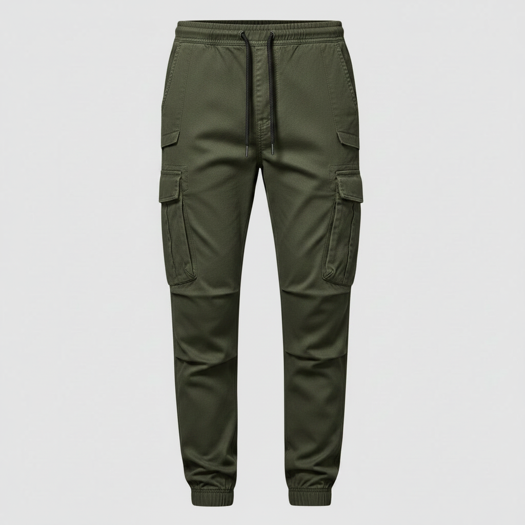 Men's Tactical Cargo Pants | Black Cargo Trousers for Outdoor Wear