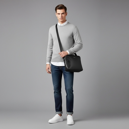 Men's White Platform Sneakers | Modern Casual Footwear