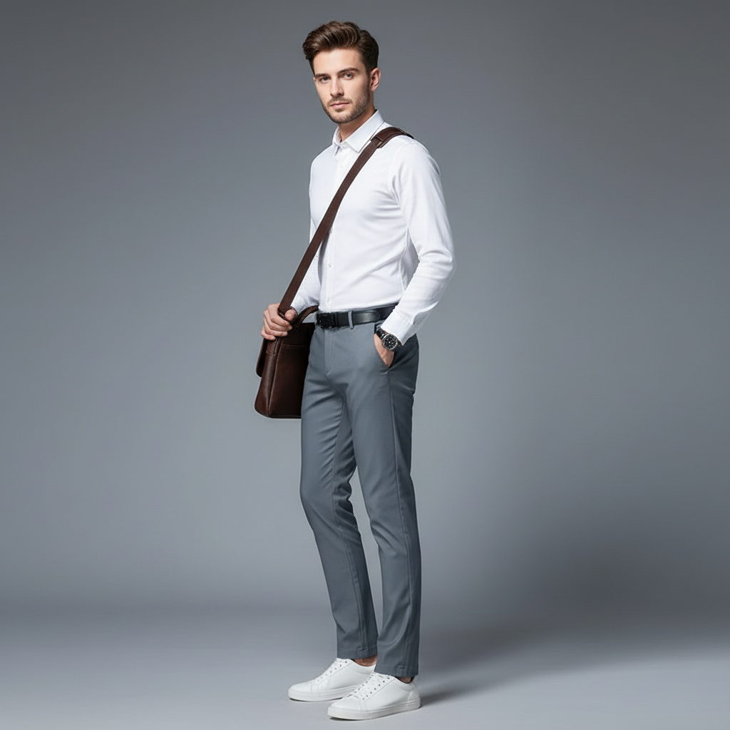Saul | Men's Slim Fit Casual Trousers