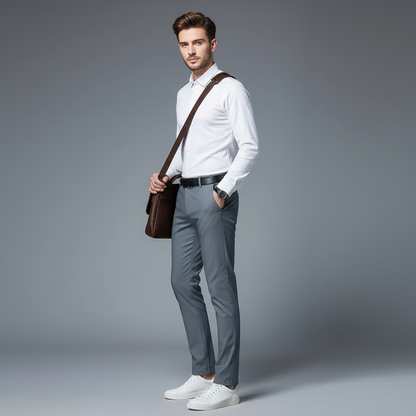 Saul | Men's Slim Fit Casual Trousers