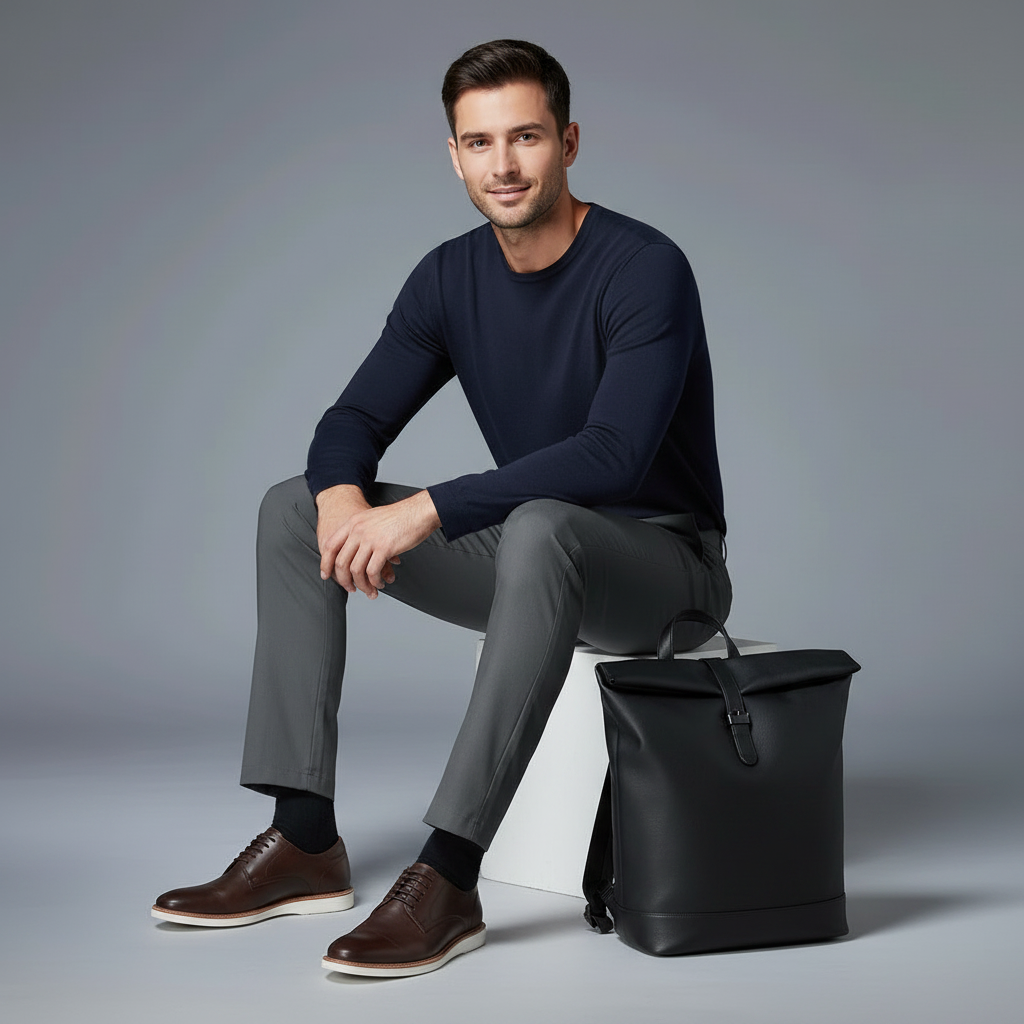 Saul | Men's Slim Fit Casual Trousers
