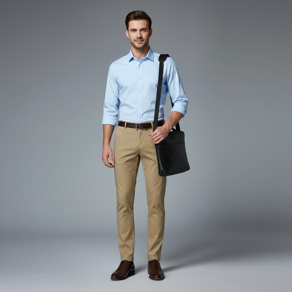 Saul | Men's Slim Fit Casual Trousers